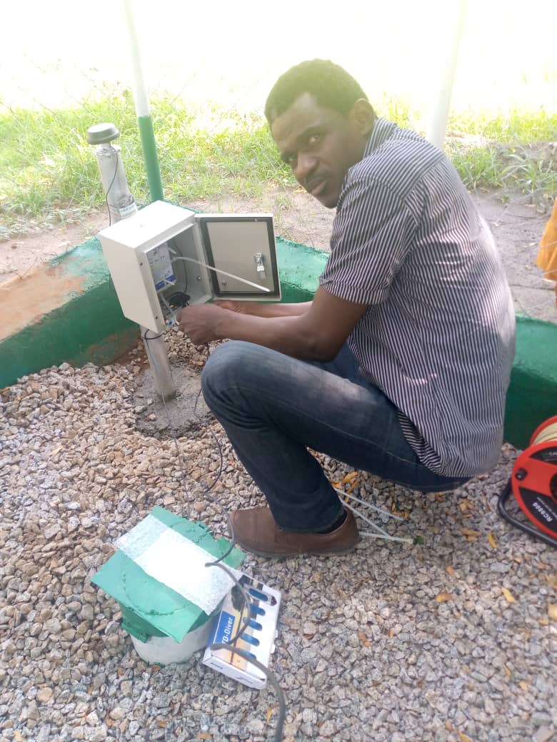 Groundwater monitoring borehole installation Jibia Katsina State