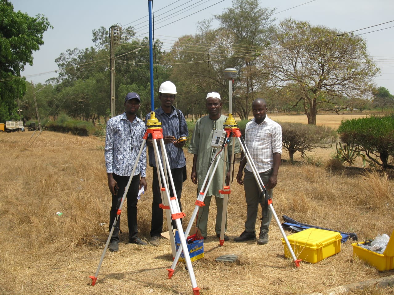 GNSS survey training session at Lower Niger River Basin Development Authority
